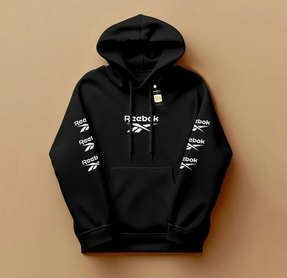 Black Premium Printed Hoodie R