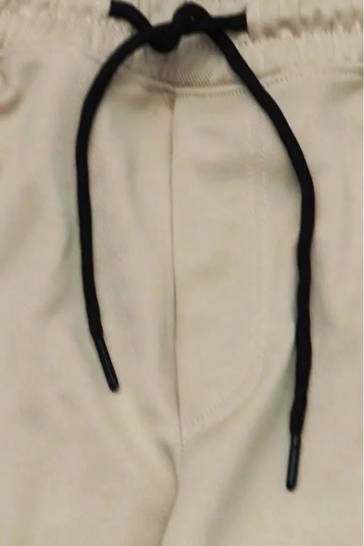 Men's Casual Drawstring Trouser Beige