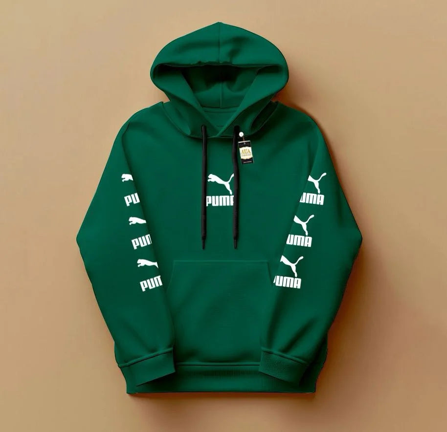 Green Premium Printed Hoodie P