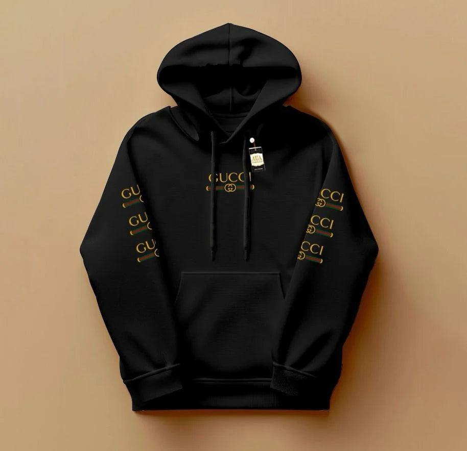 Black Premium Printed Hoodie G