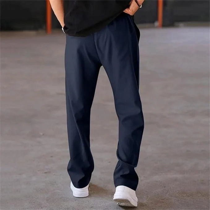 Men's Casual Drawstring Trouser Navy Blue