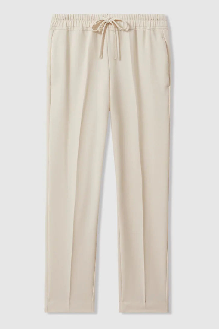 Men's Casual Drawstring Trouser Beige