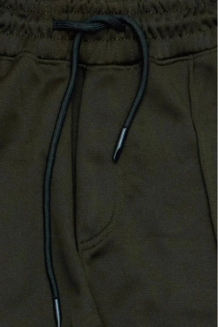 Men's Casual Drawstring Trouser Olive Green